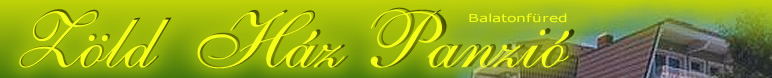 Logo - Zöld ház Panzió
